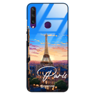 Etui Black Case Glass do HUAWEI Y6P SUMMER PARADISE ST_PAR104