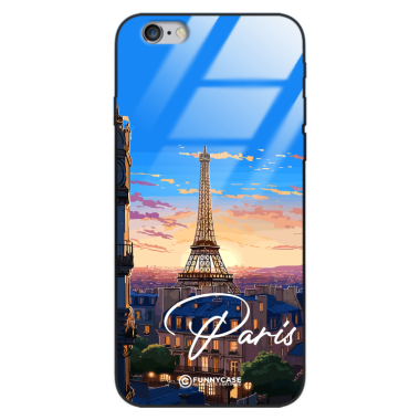 Etui Black Case Glass do IPHONE 6 SUMMER PARADISE ST_PAR104