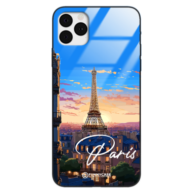 Etui Black Case Glass do IPHONE 11 PRO SUMMER PARADISE ST_PAR104