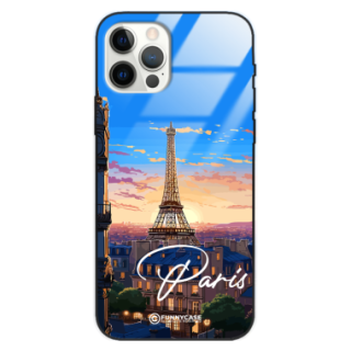 Etui Black Case Glass do IPHONE 12 PRO SUMMER PARADISE ST_PAR104