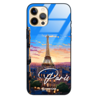 Etui Black Case Glass do IPHONE 12 PRO MAX SUMMER PARADISE ST_PAR104