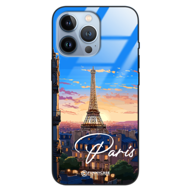 Etui Black Case Glass do IPHONE 13 PRO SUMMER PARADISE ST_PAR104