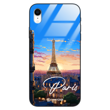 Etui Black Case Glass do IPHONE XR SUMMER PARADISE ST_PAR104