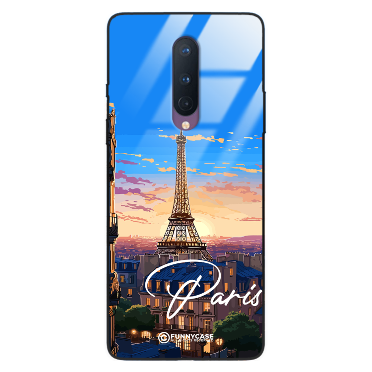 Etui Black Case Glass do ONEPLUS 8 SUMMER PARADISE ST_PAR104