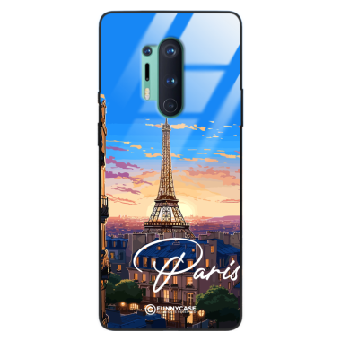 Etui Black Case Glass do ONEPLUS 8 PRO SUMMER PARADISE ST_PAR104