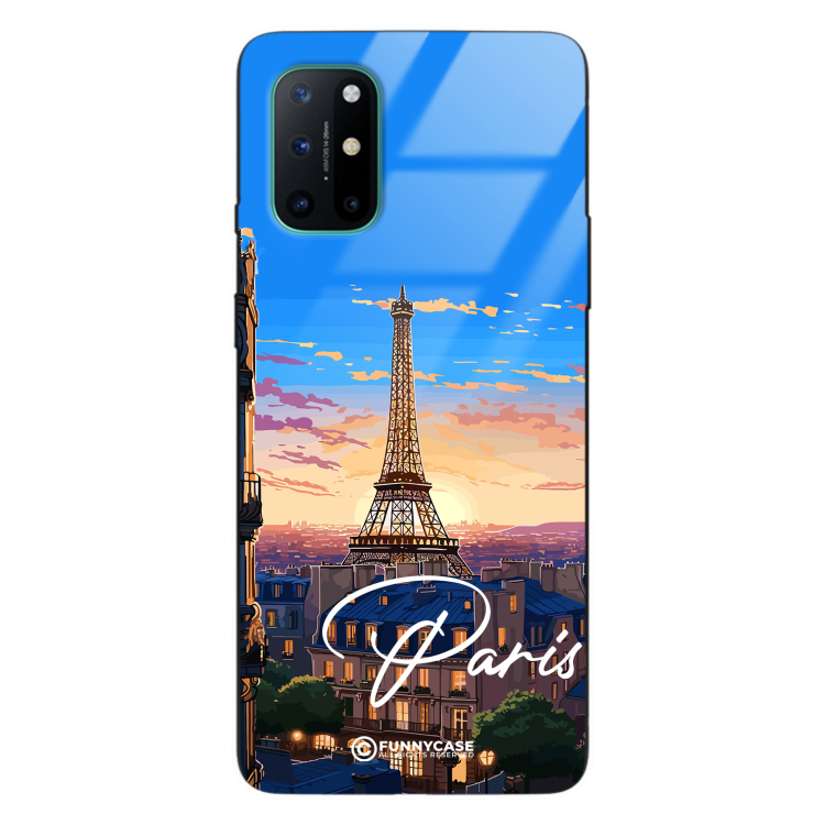 Etui Black Case Glass do ONEPLUS 8T SUMMER PARADISE ST_PAR104