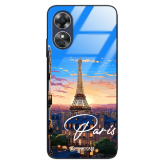 Etui Black Case Glass do OPPO A17 SUMMER PARADISE ST_PAR104