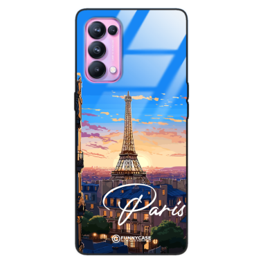 Etui Black Case Glass do OPPO RENO 5 PRO 5G SUMMER PARADISE ST_PAR104