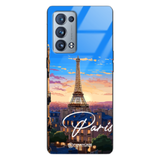 Etui Black Case Glass do OPPO RENO 6 PRO PLUS SUMMER PARADISE ST_PAR104