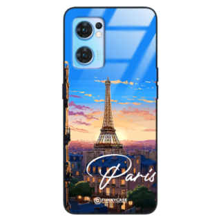 Etui Black Case Glass do OPPO RENO 7 SE SUMMER PARADISE ST_PAR104