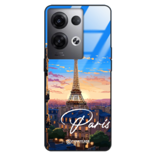 Etui Black Case Glass do OPPO RENO 8 PRO PLUS SUMMER PARADISE ST_PAR104