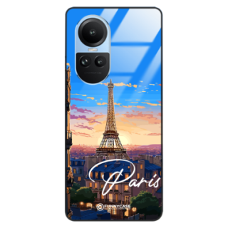 Etui Black Case Glass do OPPO RENO 10 5G SUMMER PARADISE ST_PAR104