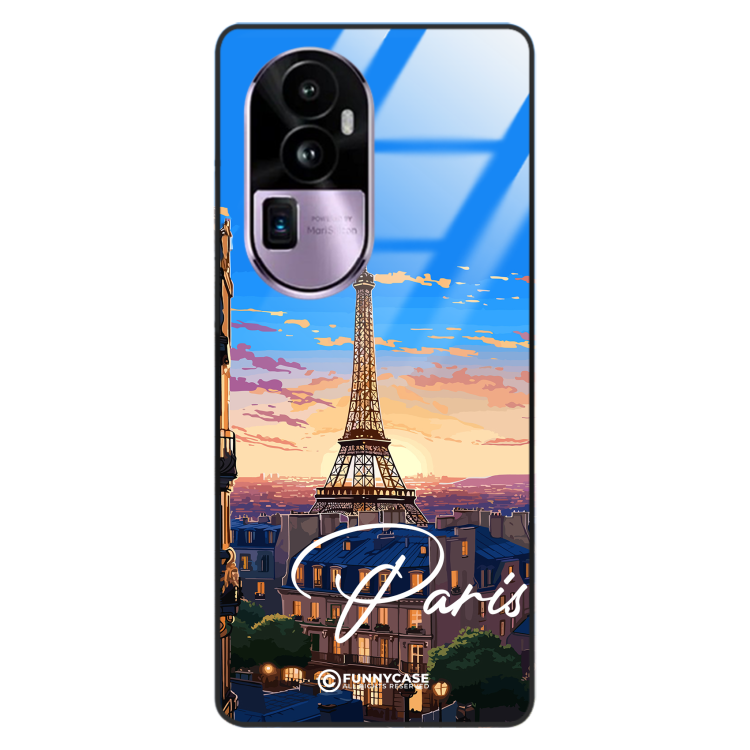 Etui Black Case Glass do OPPO RENO 10 PRO PLUS SUMMER PARADISE ST_PAR104