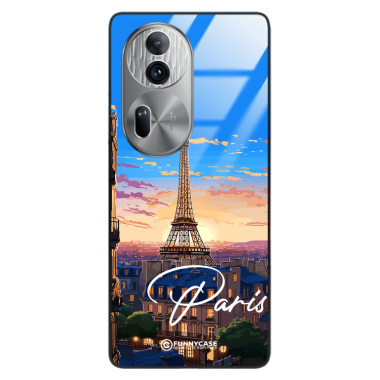 Etui Black Case Glass do OPPO RENO 11 PRO SUMMER PARADISE ST_PAR104