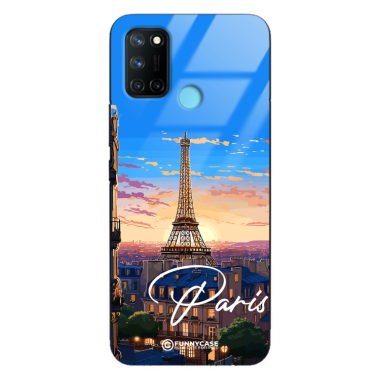 Etui Black Case Glass do REALME 7I SUMMER PARADISE ST_PAR104