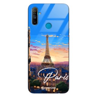 Etui Black Case Glass do REALME C3 SUMMER PARADISE ST_PAR104