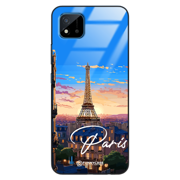 Etui Black Case Glass do REALME C11 2021 SUMMER PARADISE ST_PAR104