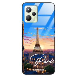 Etui Black Case Glass do REALME C35 SUMMER PARADISE ST_PAR104