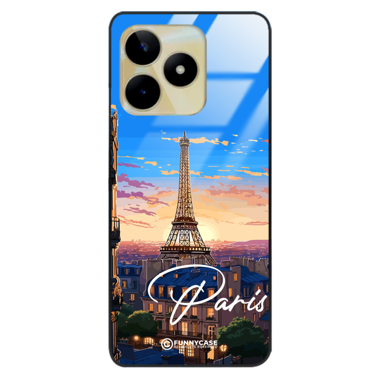 Etui Black Case Glass do REALME C53 SUMMER PARADISE ST_PAR104