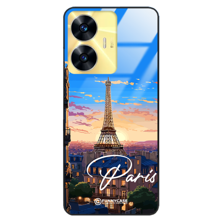 Etui Black Case Glass do REALME C55 SUMMER PARADISE ST_PAR104