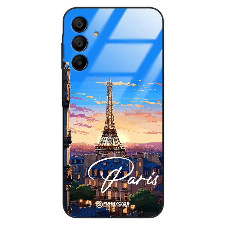 Etui Black Case Glass do SAMSUNG A15 SUMMER PARADISE ST_PAR104