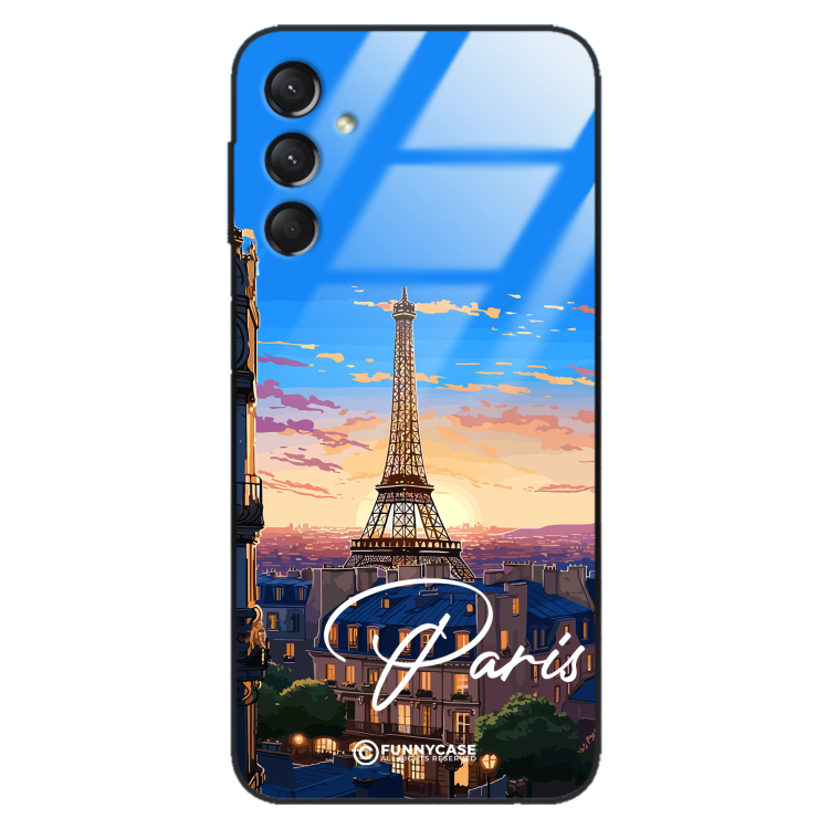 Etui Black Case Glass do SAMSUNG A24 SUMMER PARADISE ST_PAR104