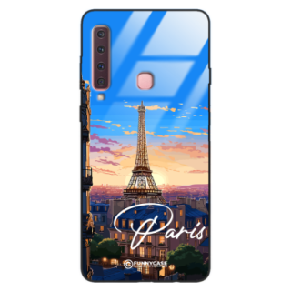 Etui Black Case Glass do SAMSUNG GALAXY A9 2018 SUMMER PARADISE ST_PAR104