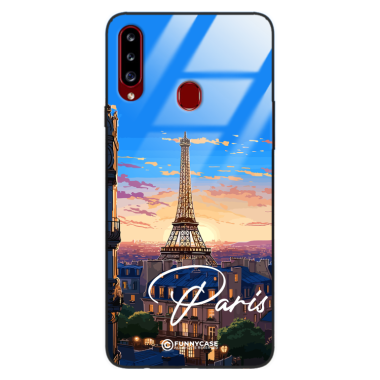 Etui Black Case Glass do SAMSUNG GALAXY A20S SUMMER PARADISE ST_PAR104