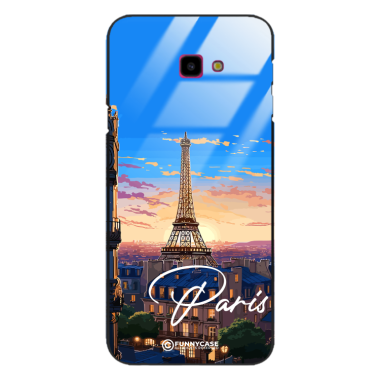 Etui Black Case Glass do SAMSUNG GALAXY J4 PLUS 2018 SUMMER PARADISE ST_PAR104