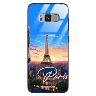 Etui Black Case Glass do SAMSUNG GALAXY S8 PLUS SUMMER PARADISE ST_PAR104