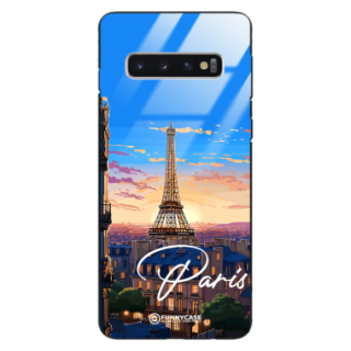 Etui Black Case Glass do SAMSUNG GALAXY S10 SUMMER PARADISE ST_PAR104