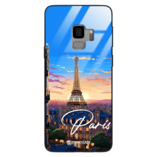 Etui Black Case Glass do SAMSUNG S9 SUMMER PARADISE ST_PAR104