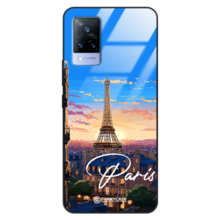 Etui Black Case Glass do VIVO V21 SUMMER PARADISE ST_PAR104