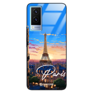 Etui Black Case Glass do VIVO V21E SUMMER PARADISE ST_PAR104