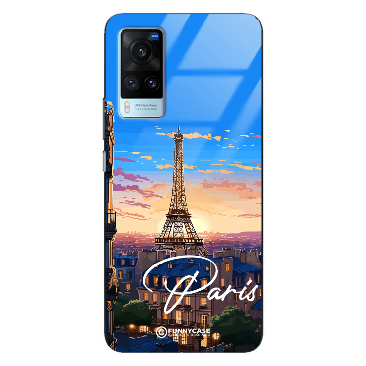 Etui Black Case Glass do VIVO X60 SUMMER PARADISE ST_PAR104