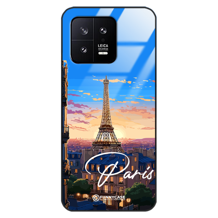 Etui Black Case Glass do XIAOMI 13 SUMMER PARADISE ST_PAR104