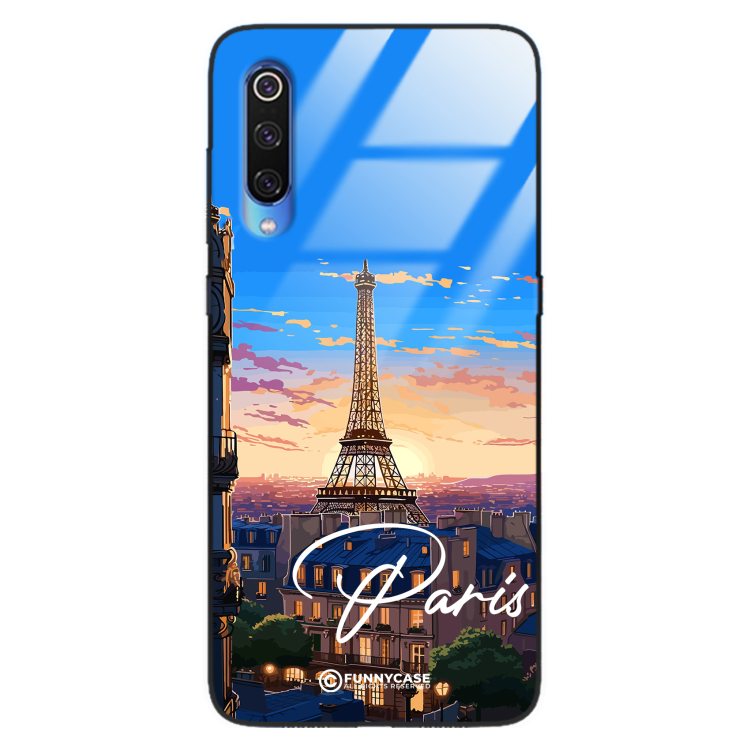 Etui Black Case Glass do XIAOMI MI 9 SUMMER PARADISE ST_PAR104