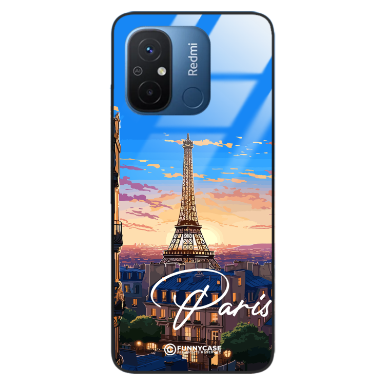 Etui Black Case Glass do XIAOMI REDMI 12C SUMMER PARADISE ST_PAR104