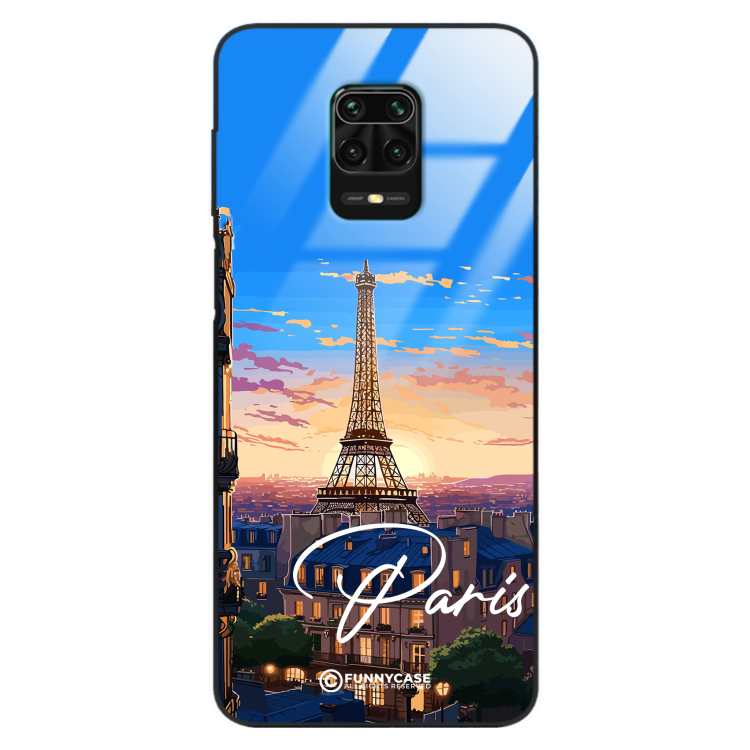 Etui Black Case Glass do XIAOMI REDMI NOTE 9S SUMMER PARADISE ST_PAR104