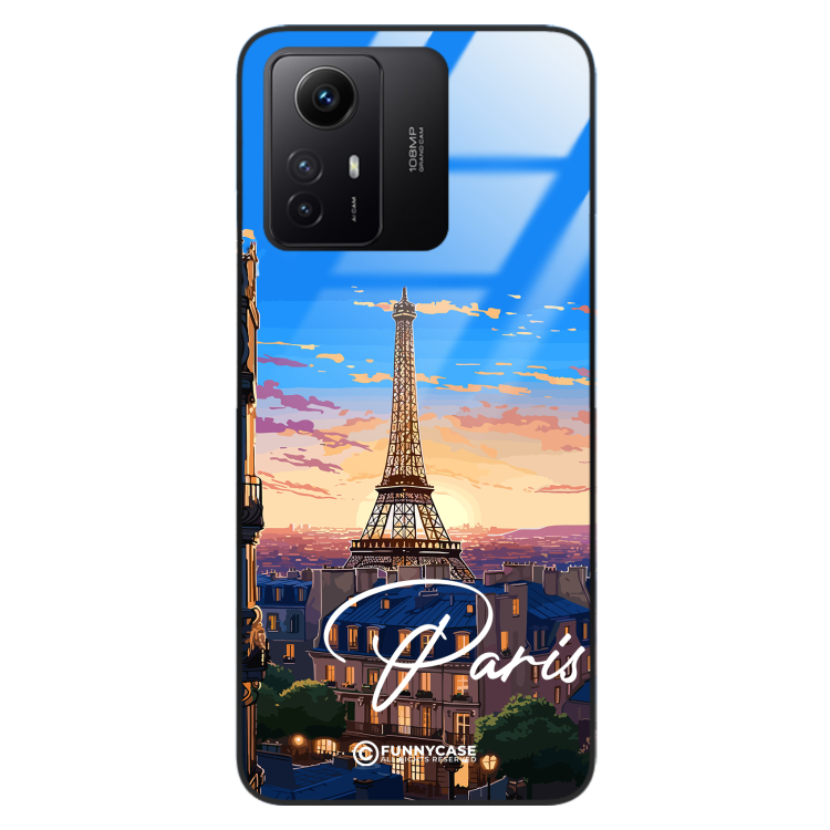 Etui Black Case Glass do XIAOMI REDMI NOTE 12S 4G SUMMER PARADISE ST_PAR104