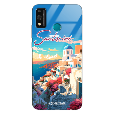 Etui Black Case Glass do HUAWEI HONOR 9X LITE SUMMER PARADISE ST_PAR105