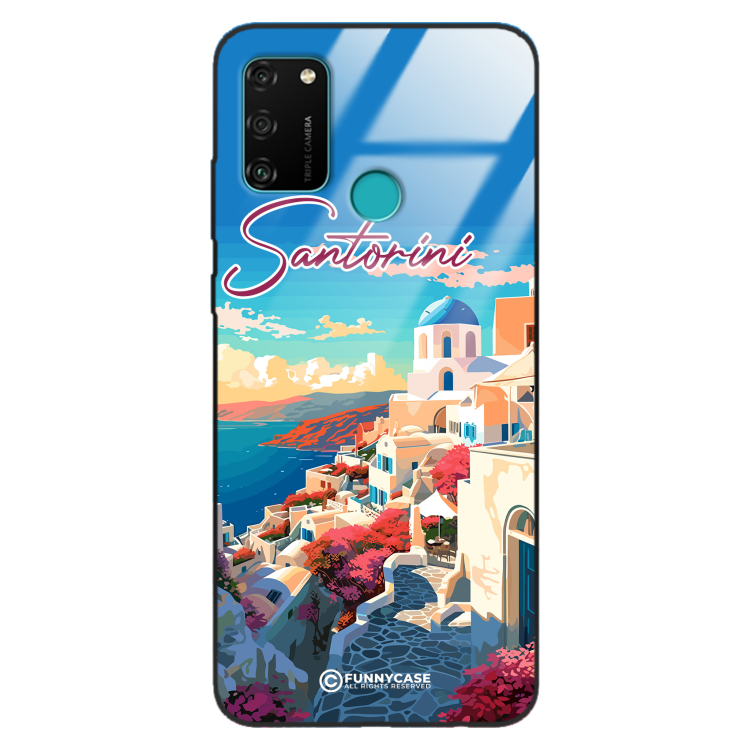 Etui Black Case Glass do HUAWEI HONOR 9A SUMMER PARADISE ST_PAR105