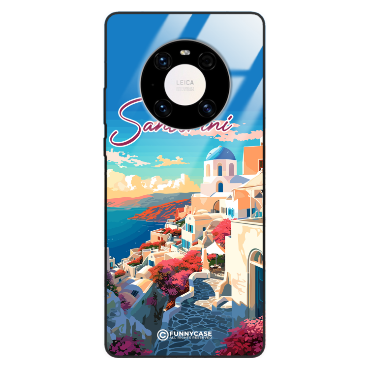 Etui Black Case Glass do HUAWEI MATE 40  SUMMER PARADISE ST_PAR105