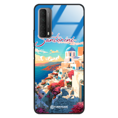 Etui Black Case Glass do HUAWEI P SMART 2021 SUMMER PARADISE ST_PAR105