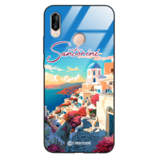 Etui Black Case Glass do HUAWEI P20 LITE SUMMER PARADISE ST_PAR105