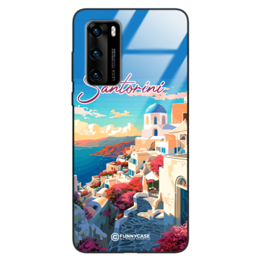 Etui Black Case Glass do HUAWEI P40 SUMMER PARADISE ST_PAR105