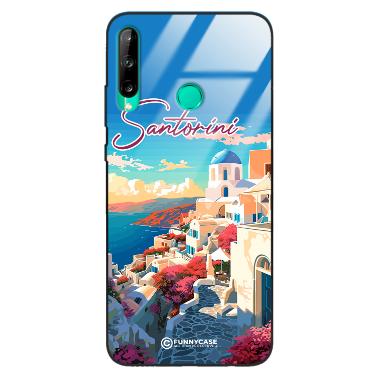 Etui Black Case Glass do HUAWEI P40 LITE E SUMMER PARADISE ST_PAR105