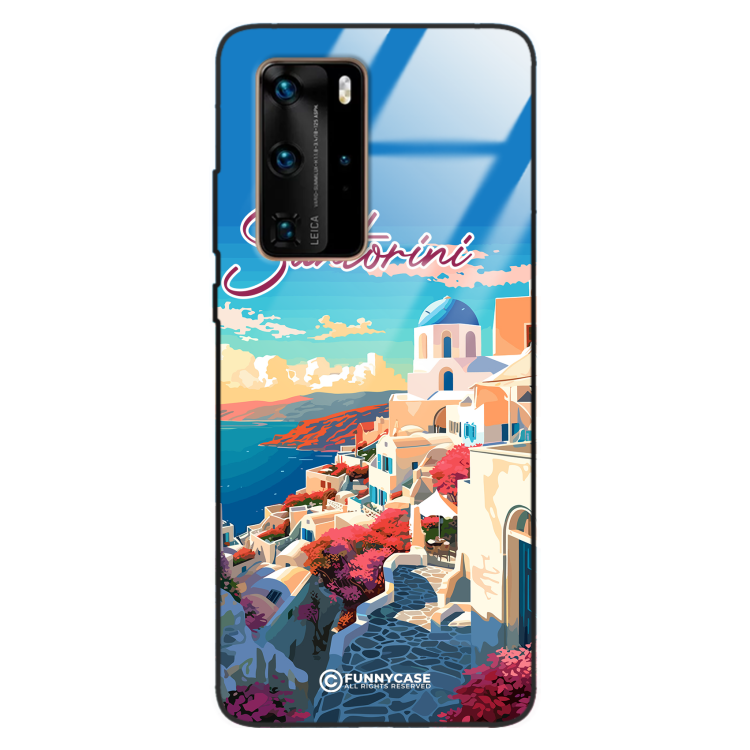 Etui Black Case Glass do HUAWEI P40 PRO SUMMER PARADISE ST_PAR105