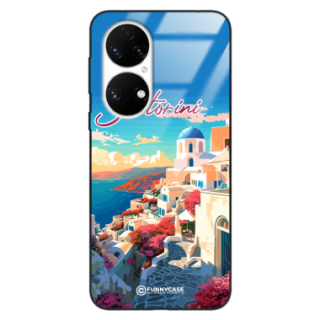 Etui Black Case Glass do HUAWEI P50 SUMMER PARADISE ST_PAR105