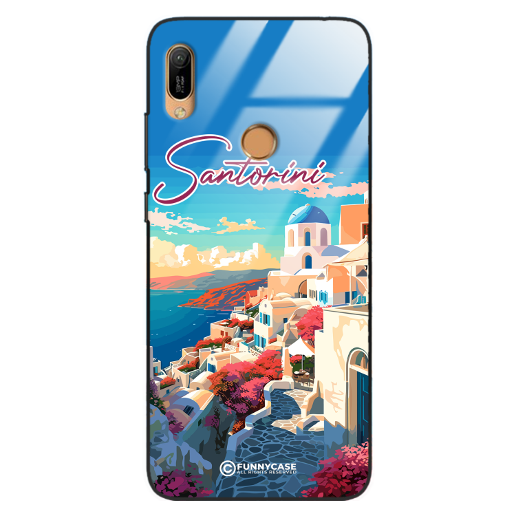 Etui Black Case Glass do HUAWEI Y6 PRIME 2019 SUMMER PARADISE ST_PAR105